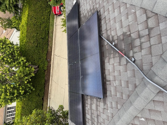 Solar panels — after cleaning