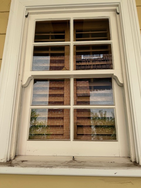 Before window cleaning