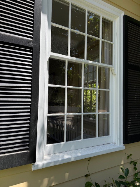 Before window cleaning